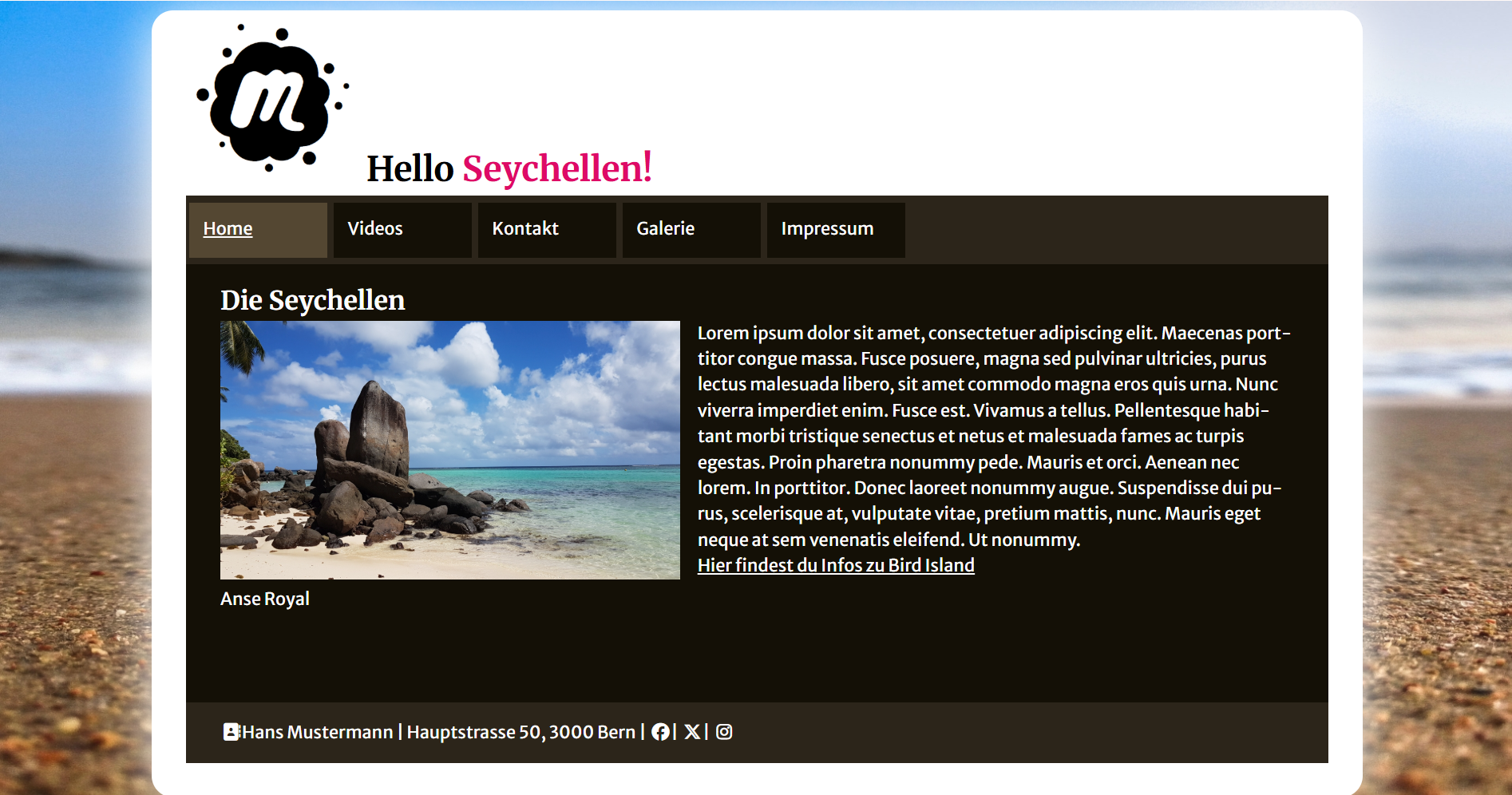 Seychellen Website